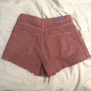 Brand new bubble gum pink Zara shorts size 6/8